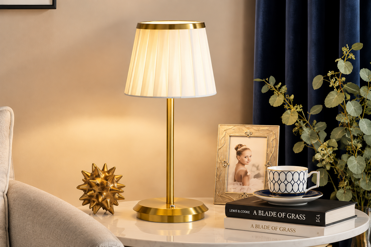 Minimalist Touch-Control Table Lamp | Warm, Neutral & White Light