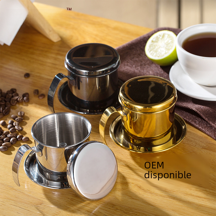 Vietnamese Drip Coffee Pot and Filter Set